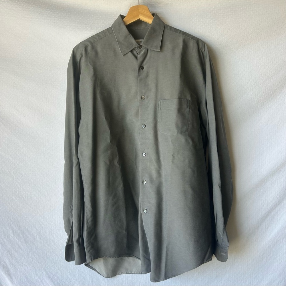 ARMANI Collezioni Men's Gray Shirt